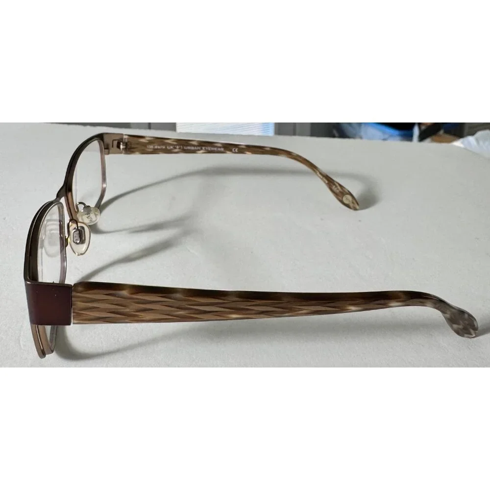 Fysh Urban Eyewear 3473 FRAMES ONLY  Brown Metal Womens Glasses 52-17-135 986